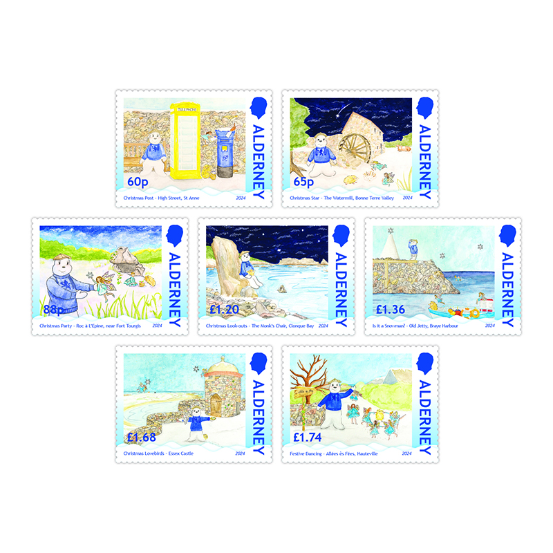 Set of 7 Stamps